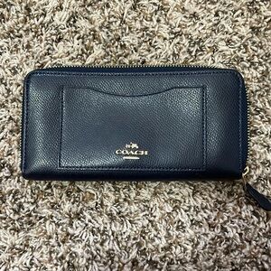 Navy Coach Wallet